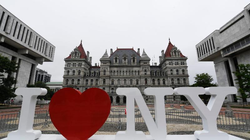 I Love NY at the Empire State Plaza, Albany, NY